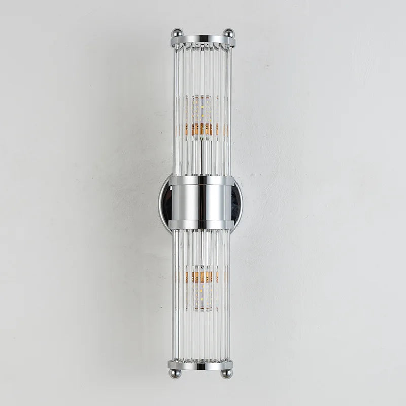 Glass Rod Wall Sconce Vanity Lights - Up/Down Wall Mounted Lamps