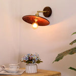 Nordic Wood LED Wall Lamp Pull Chain Switch for Home Decor & Lighting