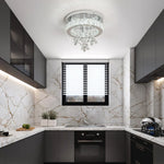 Crystal LED Ceiling Chandelier for Luxury Living Room Decor