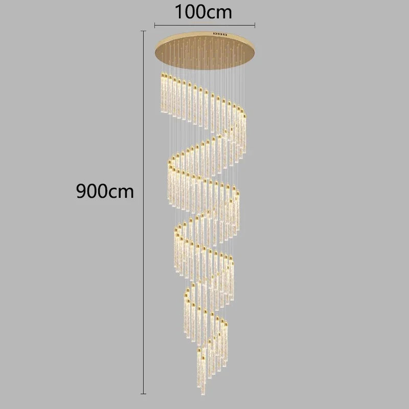 Nordic Home Decoration Stair Chandelier Living Room Dining Ceiling Light