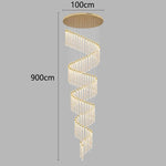 Nordic Home Decoration Stair Chandelier Living Room Dining Ceiling Light