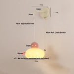Afralia™ Iron Nordic LED Wall Light Fixture Glass Adjustable Bedside Lamp