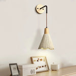 LED Wall Light Fixture with Pull Chain Switch - Modern Nordic Design