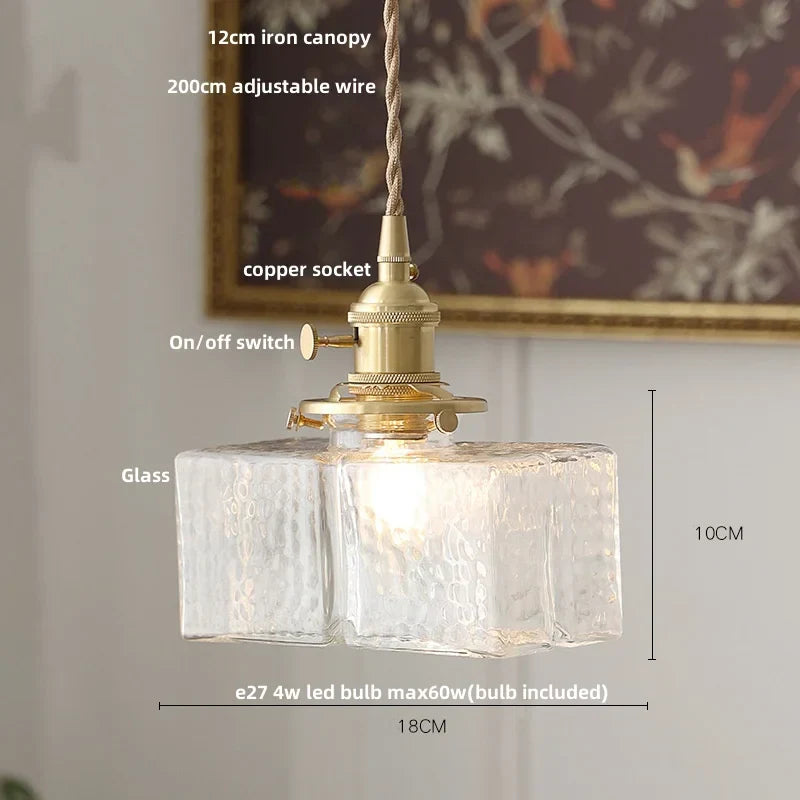 White Glass LED Pendant Light Fixture Modern Hanging Lamp