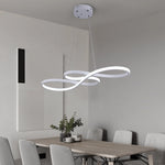 Acrylic Chandelier LED Ceiling Light Minimalist Design for Dining Room