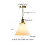 Japanese Glass LED Pendant Lamp for Cafe, Loft, Restaurant, Living Room, Kitchen