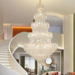 Crystal Chandelier Light: Elegant Postmodern Dining Room & Bedroom Lighting