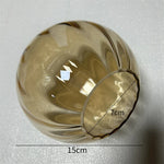 Glass Ball Pendant Lamp Stained Wall Fixture Decor Accessories