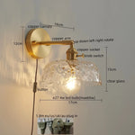 Green Glass LED Wall Lamps - Modern Home Decor Applique Murale