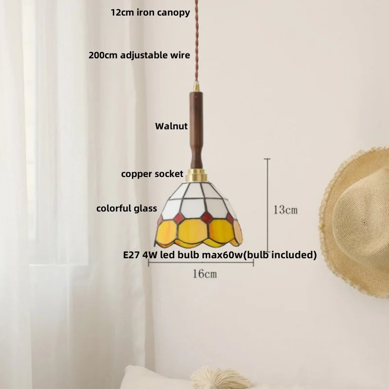 White Glass LED Pendant Lamp Study Bar Restaurant Nordic Modern Hanging Light