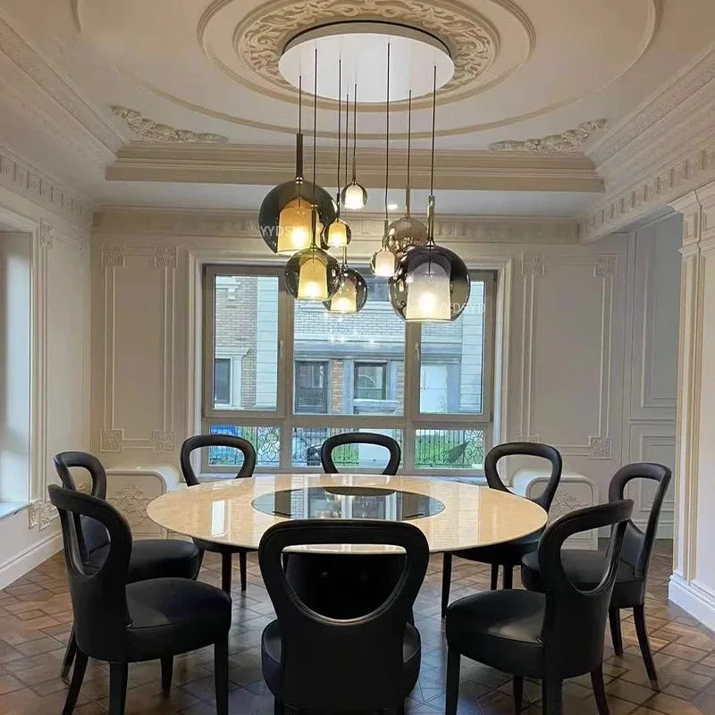 Designer Glass Chandelier Pendant Light for Dining Room Kitchen Loft Home Decor