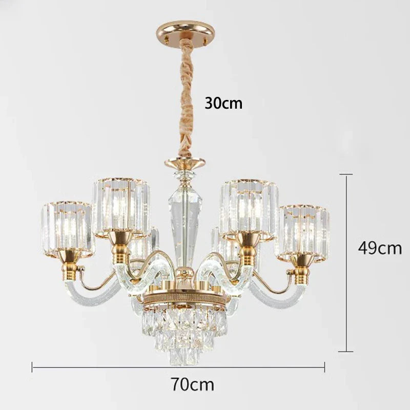 Modern Indoor LED Pendant Chandeliers for Living and Dining Room Lighting