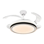 Crystal Light Ceiling Fan with Remote Control – Modern Chandelier Vintage Style