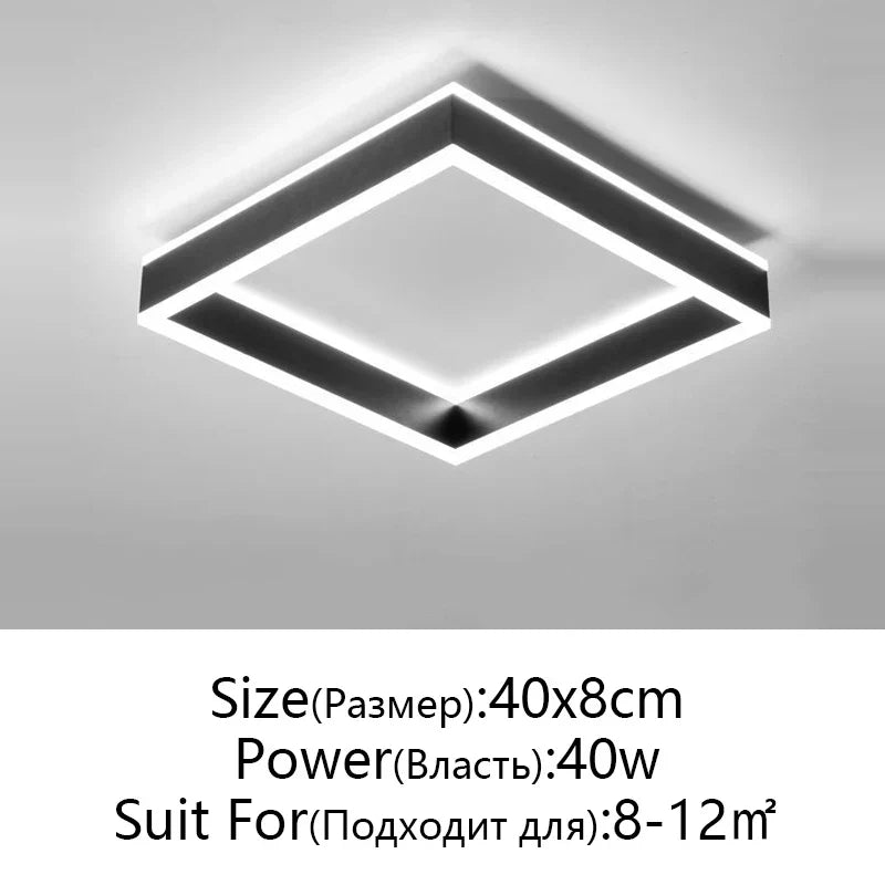 LED Pendant Light Ceiling Lamp Living Room Kitchen Dining Minimalist Decor