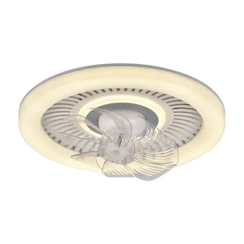 360 Rotating Air Supply LED Ceiling Fan with Quiet DC Motor.