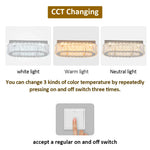 Oval Crystal LED Wall Chandelier Ceiling Lamp - Modern Home Decor
