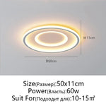 Modern Black & White LED Ceiling Chandelier for Home Decoration