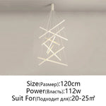 LED Chandelier: Modern Luster Lighting for Stair Hall Bedroom Room Duplex Building
