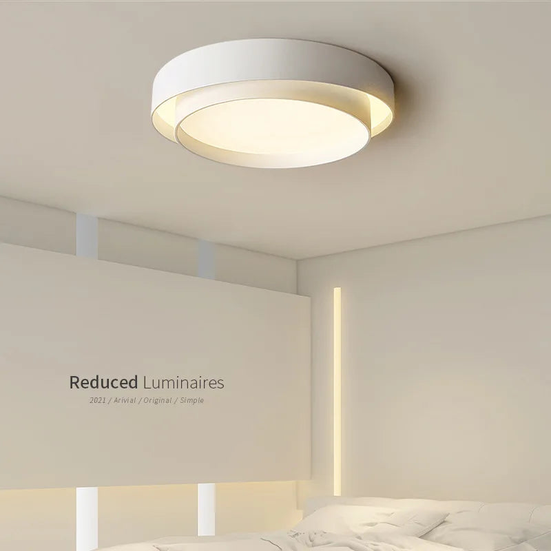 Nordic Round Ceiling Lamp for Living Room, Bedroom, Dining Room Decor