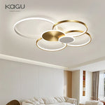 Modern LED Chandelier with Remote Control for Living Room & Bedroom Lighting