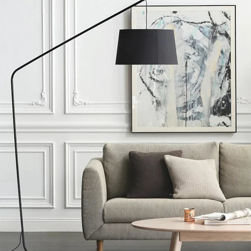 Modern Black Floor Lamp for Living Room & Bedroom Lighting