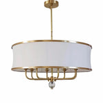 Gold Rod LED Chandelier for Living Room, Nordic Style Hanging Lamp