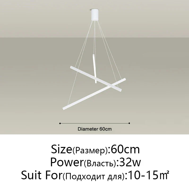 LED Chandelier: Modern Luster Lighting for Stair Hall Bedroom Room Duplex Building