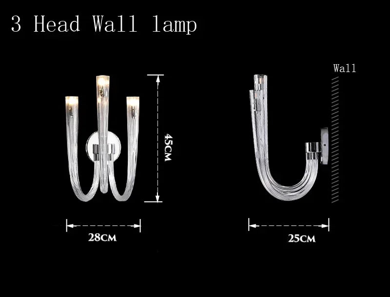 Glass Chandelier LED Hanging Light for Living Room Bedroom Dining Room - 2024 Collection.