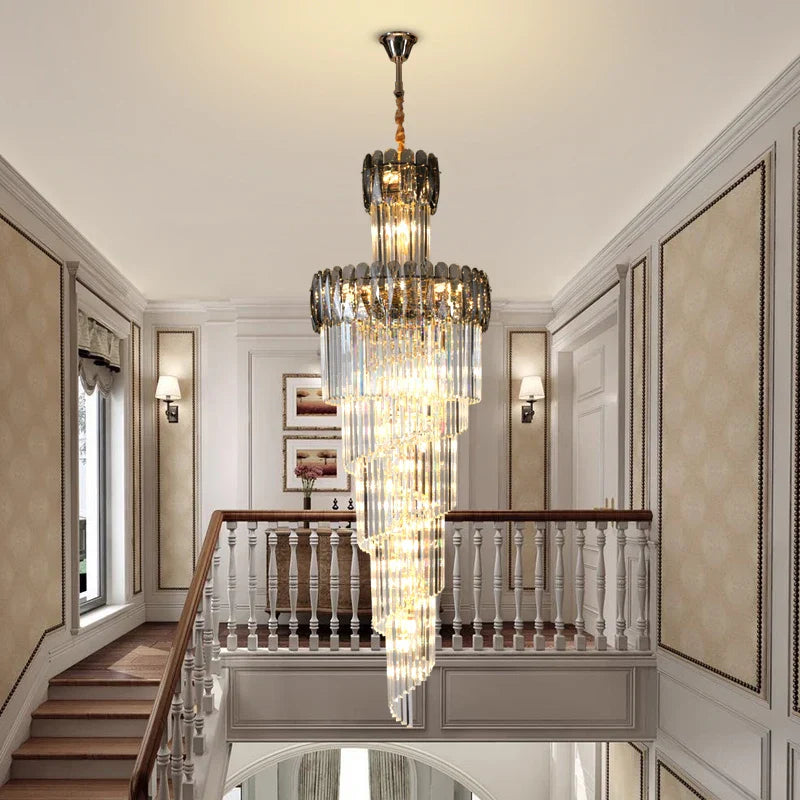 Crystal Luxury Chandelier: Modern Design, Elegant Living Room Decor