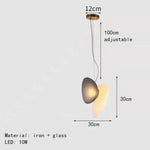 Nordic LED Pendant Chandelier for Dining Kitchen Study Bedroom Lighting