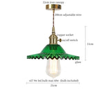 Glass Flounce LED Pendant Light - Stylish Nordic Design