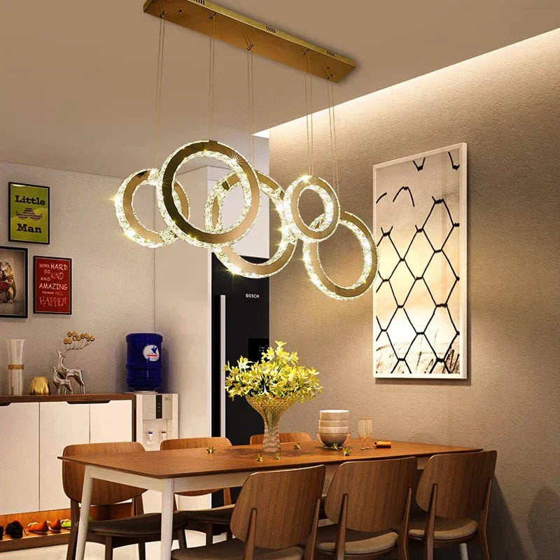 Modern LED Pendant Light Chandelier for Living and Dining Room Lighting