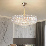 Crystal Chandelier: Luxury French Style Light for Elegant Living Room & Dining Area