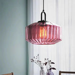Glass LED Pendant Chandelier Colorful Kitchen Island Light Fixture