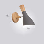 Scandinavian Macaron Horn Wall Lamp for Living Room, Bedroom, and Children's Room