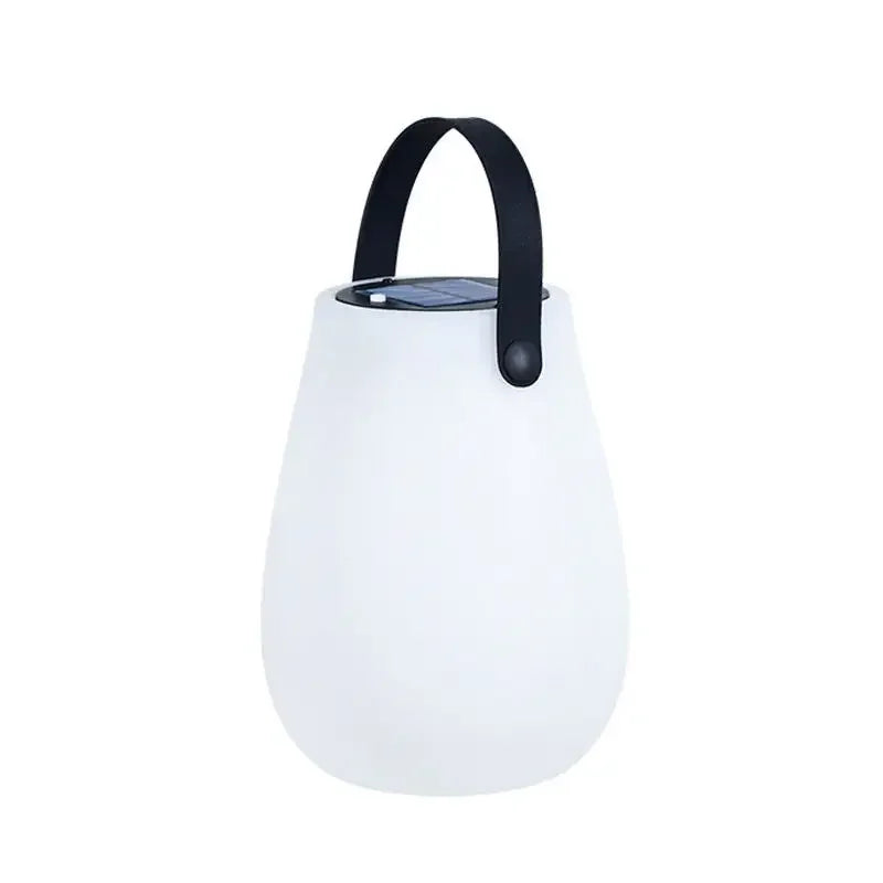 Solar Powered LED Tabletop Lantern with USB Rechargeable Battery