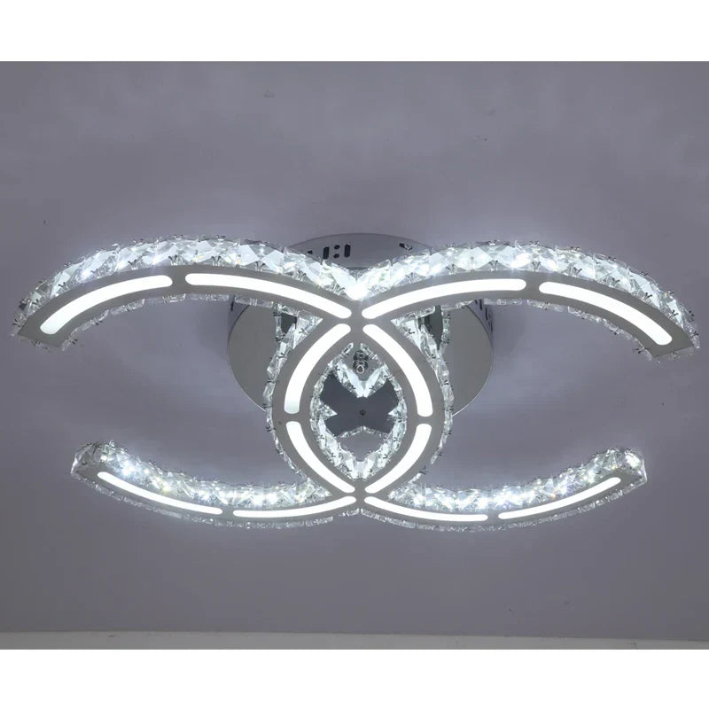 Modern K9 Crystal LED Ceiling Chandelier for Home Decor