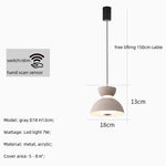 Nordic Hand Scan Sensor LED Wall Scones, Modern Metal Luminarias for Indoor Lighting