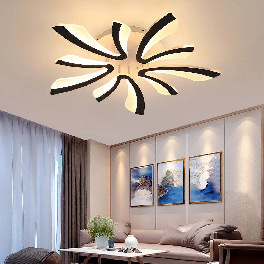 Modern Acrylic Tree Branch Chandelier LED Light Lamp for Living Dining Room