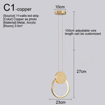 Nordic LED Pendant Light Fixture for Indoor Lighting in Living Room, Kitchen, Dining