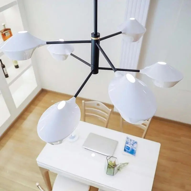 Modern LED Chandelier: Nordic Design Ceiling Light for Bedroom, Living Room, Kitchen, Dining Room