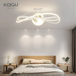 Moon LED Chandelier: Minimalist Modern Design for Living, Dining, or Bedroom Lighting