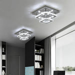 Crystal Ceiling Chandelier: Modern LED Dining Room Pendant Light by Afralia™