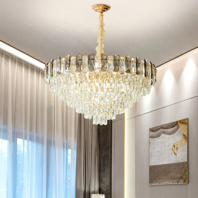 Luxury Crystal Chandelier for Living Room, Bedroom, and Restaurant