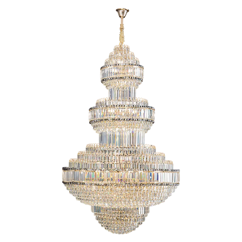 Crystal Villa Chandelier Pendant - Modern European Style Luxury Hotel Lobby Light