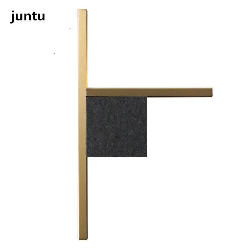Luxury Villa Wall-mounted Copper Black Brass Wall Lamp for Living Room & Bedroom