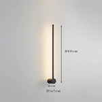 Modern Slim Wall Sconce & Ceiling Light for Bedroom Living Room