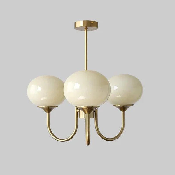 Glass Ball Chandelier Pendant Light for Living Dining Room