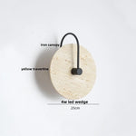 Terrazzo Marble Stone LED Wall Sconce Lamp, Modern Nordic Bedside Light