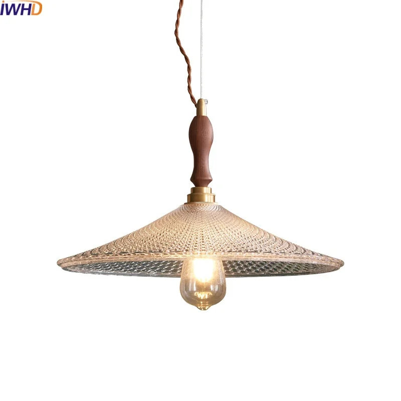 Copper Glass LED Pendant Lights - Nordic Modern Style
